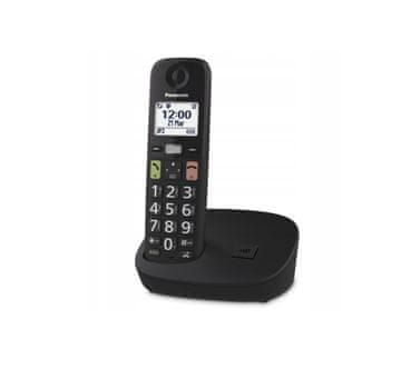 Panasonic Panasonic KX-TGU110FXB bežični telefon, crni