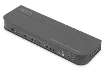 Digitus KVM prekidač 4-portni, 4K/60Hz, 4x DP IN, 1x HDMI OUT