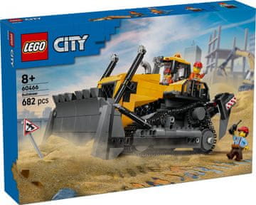 CITY LEGO City 60466 Žuti bager s funkcijom utovarivača, građevinska igračka