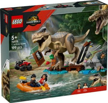 Jurassic World LEGO Jurassic World 76975 Bijeg Tyrannosaurusa iz rijeke, 7+