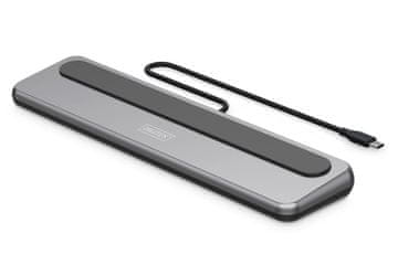 Digitus Digitus DA-70836 USB-C docking station 12-portni, do 8K/30Hz, 3 monitora, PD 100W