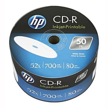 Verbatim HP CD-R medij Printable, 52x, 700MB, 50 komada