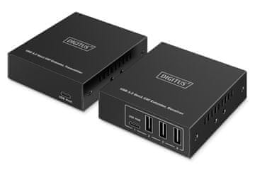 Digitus Digitus DA-70148 USB 3.1 produžetak preko Cat6a do 100m, 3x USB-A, 1x USB-C, 1x RJ45