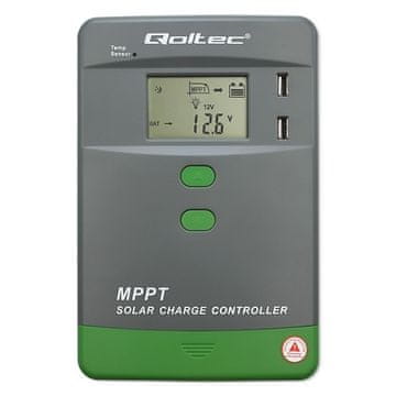 Qoltec Qoltec MPPT 30A solarni regulator punjenja, 12/24V, LCD, Bluetooth