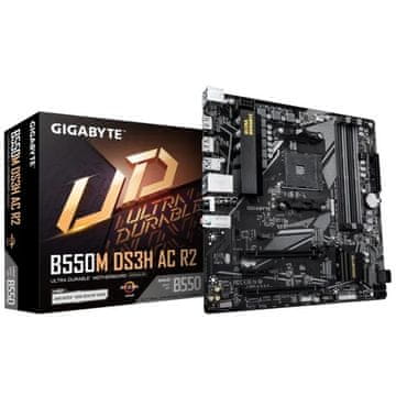 Gigabyte GIGABYTE B550M DS3H AC R2 matična ploča, AM4, DDR4, Wi-Fi 5