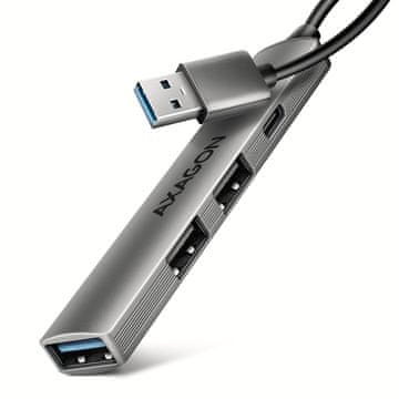 AXAGON AXAGON HUE-STA USB Hub, 4-portni, 1x USB-A 5Gbps, 2x USB 2.0, 1x USB-C 2.0