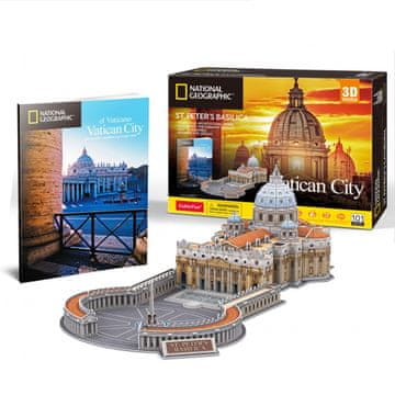 CubicFun Cubic Fun Bazilika sv. Petra 3D puzzle, 140 komada