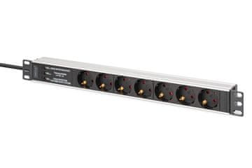 Digitus Digitus DN-93505 PDU napojna letva 19" sa zaštitom od prenapona, 7x Schuko, 2m kabel