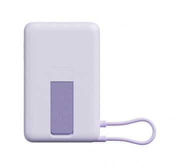 slomart Xiaomi PowerBank Magnetic 10000 5900 mAh, ljubičasta