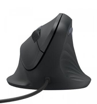 Hama Hama ECM-500 ergonomska žičana miš, crna