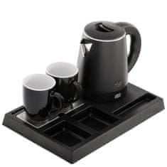 Adler Adler AD 1387 hotelski kuhalo za vodu 1L, inox, s pladnjem i 2 šalice