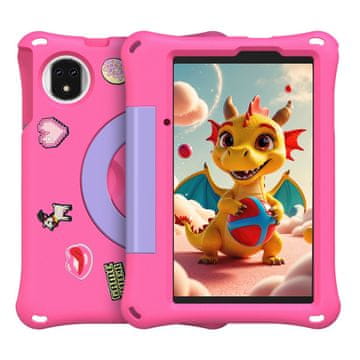 Ulefone ULEFONE Tab A9 Pro Kids tablet 8" 4G 4/128GB ružičasti s etuijem