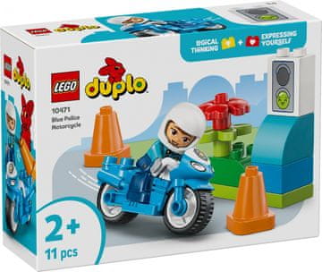 slomart LEGO DUPLO 10471 Plavi policijski motocikl, 1.5+ god
