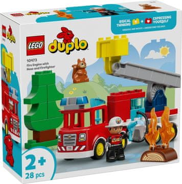 slomart LEGO DUPLO 10473 Vatrogasni kamion s crijevom i vatrogascem, igračke