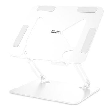 Media-Tech Media-Tech MT2661W stalak za prijenosno računalo, podesivi, ergonomski, do 17", bijeli