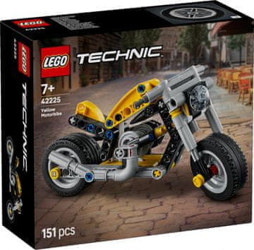 Technic LEGO Technic 42225 Žuti motocikl, cca 300-400 komada