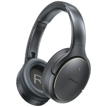 Awei AWEI AT20 ANC ENC naglavne slušalice Bluetooth 6.0, crne