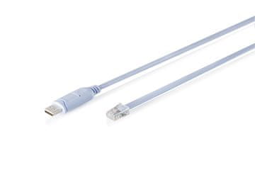 Digitus Digitus DA-70147 USB-A 2.0 na RJ45 konzolni kabel 1.8m, svijetlo plavi