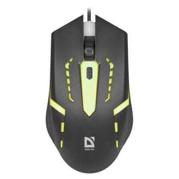 Defender Defender FLASH MB-600L žični gaming miš, USB, do 4800 DPI