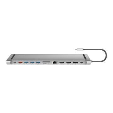 LogiLink LogiLink UA0300 USB 3.2 Gen 1 priključna stanica, 12 portova, PD