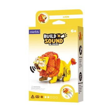 Puzzle MierEdu 3D puzzle Lav, zvučni element