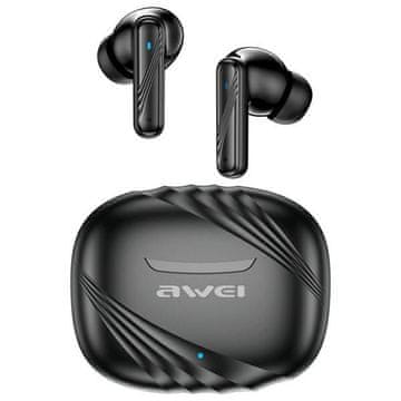 slomart AWEI TA6 Bluetooth 5.3 TWS slušalice s ANC, crne