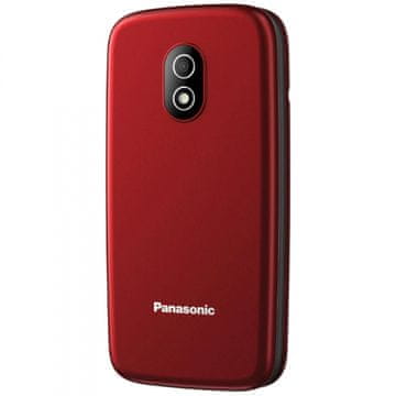 Panasonic Panasonic KX-TU410 mobilni telefon 4G, velike tipke, crvena