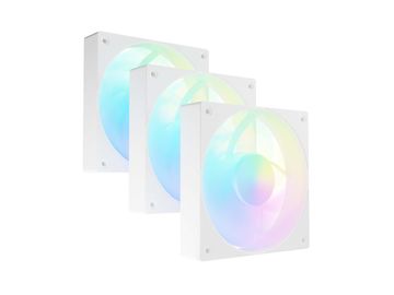 slomart Fury Sai S12 ARGB PWM komplet 3 ventilatora 120mm, bijeli