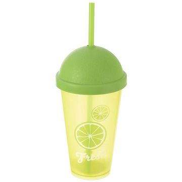 Northix Šalica s poklopcem i slamkom za smoothieje i ledeni čaj