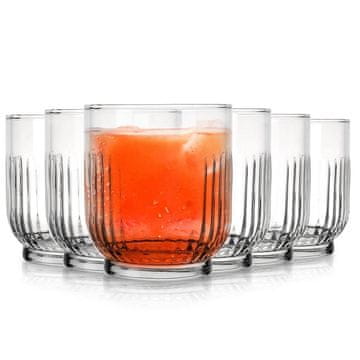 Northix Set od 6 čaša, 300 ml, debelo staklo za pića