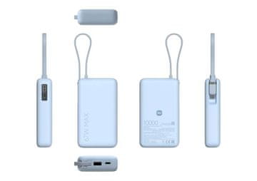 10.000mAh prijenosna baterija, ledeno plava