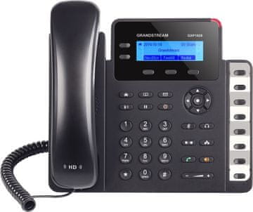 Grandstream Grandstream Networks GXP1628 IP telefon, HD audio, Gigabit Ethernet, crni