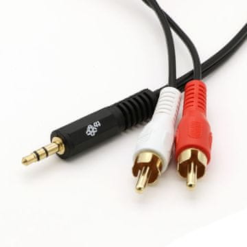 slomart TB 3,5mm Mini Jack - 2x RCA M/M (chinch) 1,5m audio kabel
