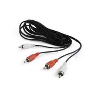 Gembird Gembird AV-311 stereo RCA cinch kabel 1.8m, crna