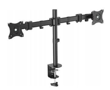 Digitus Digitus DA-90344 stalak za 2 monitora do 27", 8kg/monitor, crni