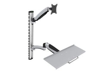 Digitus Digitus DA-70135 zidni nosač za monitor i tipkovnicu, do 27", 8kg, crni