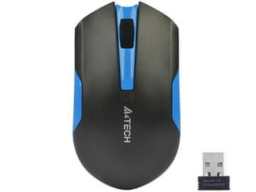 A4Tech A4Tech G3-200N-1 bežični optički miš, crno-plavi