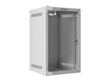 Lanberg Lanberg AK-1009-02S zidni mrežni ormar 10" 9U 280x310mm, sivi