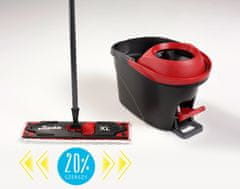 Vileda Vileda Ultramax Turbo XL rotacijski mop, širina 42cm, crveno/crni