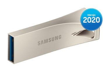 slomart Samsung BAR Plus USB stick 256GB, USB 3.1 Gen 1, Champagne Silver