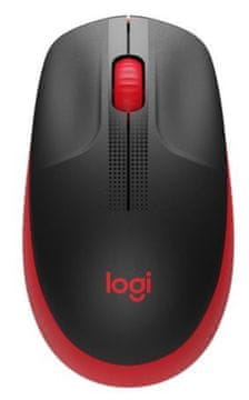 slomart Logitech M190 bežični miš, puna veličina, 1000 DPI, crna