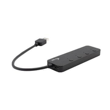 slomart i-tec USB 3.0 Metal HUB 4 Port razdjelnik, aluminij