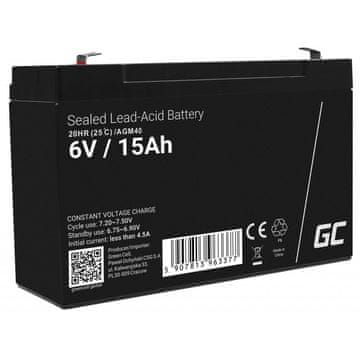 Green Cell Green Cell AGM40 Akumulator AGM VRLA 6V 15Ah