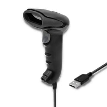 Qoltec Qoltec 50868 bežični čitač bar kodova 1D/2D, crni