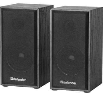 Defender Defender SPK-240 drveni zvučnici 2.0, 6W RMS, crni