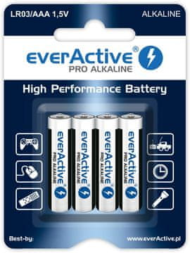 everActive everActive Pro AAA / LR03 baterije 4 kom