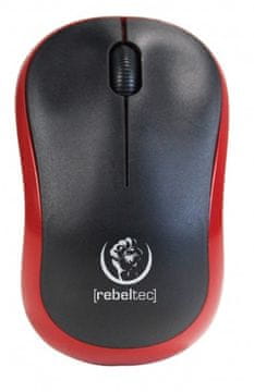 REBELTEC Rebeltec METEOR bežični miš, 1200 DPI, crvena