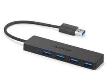 Anker Anker Ultra Slim Data USB Hub, 4-Port USB 3.0