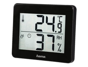 Hama Hama TH-130 Termometar/higrometar, crni