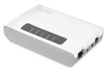 Digitus Digitus DN-13001 mrežni server 300Mbps, 2x USB 2.0, bijeli